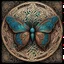 Placeholder: celtic butterfly I centered | symmetrical | key visual | intricate | highly detailed | iconic | precise lineart | vibrant and natural all round colors | comprehensive cinematic | alphonse mucha style illustration I very high resolution | sharp focus | poster | no watermarks I plain black background