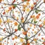 Placeholder: detailed Real Tree Camouflage made of bare bush branches, fir branches, dried maple leaves, snow and dirt, white background, seamless repeatable texture camo pattern