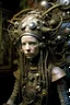 Placeholder: photo by tim walker,loan-blend human-alien biomorphic-animals squid indefinite head extreme wide shot head to toe portrait of weird krofft pufnstuff puppet voodoo cutie doll made of straw human nervous systems, renaissance faire alex grey hyper detailed michael cheval with a playful expression made out of mechanical parts and robot arms; cyborg details, unusual and obscure photograph by františek vobecký of a surreal scene of ghastly men, pop art, clive barker style,300mm f/.8,raw cinem