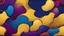 Placeholder: Hyper Realistic Multicolored Comic-Pattern-Texture (Golden, Yellow, Navy-Blue, Maroon & Purple).