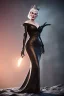 Placeholder: Carmen Dell`orifice as evil queen in black leather gown, angry, busty, curvey, cleavage, unreal 5, octane render,cinema4d, dynamic lighting, dramatic lighting, 4k, redshift render, highly detailed, hyper realistic