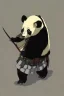 Placeholder: Panda in samurai armour