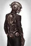Placeholder: Hyper realist, hyper detailed, steampunk robotic man, intricated, detailed metal scales, greg rutkowski, artgerm, Magali, HR giger