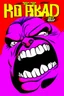 Placeholder: head fuked title with movie poster title :HEAD FUKED SO MUCH BRO, monster more angry and more 90s style, angry fast, extreme, wild, so so angry, red and purple background with 90s style slashes