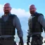 Placeholder: Walter White cyborg, 8k, tactical vest,helmet.