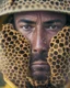 Placeholder: A close-up portrait of a beekeeper, their face partially obscured by a swarm of bees, symbolizing the vital and delicate relationship between humans and the natural world.