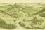 Placeholder: créer une carte illustrée dessinée au crayon de papier, représentant plusieurs parcelles d'un grand vignoble, dans les codes graphiques de la carte du seigneur des anneaux, avec des dessins d'un petit chateau style maison bourgeoise, des rivières, des collines, et des villages
