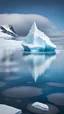 Placeholder: A digital of cryptocurrency “Cardano ADA in Antarctica” In this digital impression art, the gigantic iceberg holding Cardano firmly the scene, its icy form melting into the surrounding ocean. Soft colors and high resolution capture the delicate beauty
