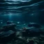 Placeholder: underwater images in a dark icy sea