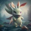 Placeholder: Mystery pokemon,Ambiance dramatique, hyperrealisme, 8k, high quality, lot of details, portrait,