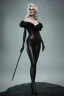 Placeholder: Carmen Dell`orifice as evil queen in black leather gown, angry, busty, curvey, cleavage, unreal 5, octane render,cinema4d, dynamic lighting, dramatic lighting, 4k, redshift render, highly detailed, hyper realistic