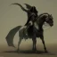 Placeholder: franz frazetta style, The Death Dealer, nazgul, dread