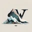 Placeholder: logo design, letter ‘w’, letter ‘k’, letter ‘s’, West kicks, sneakers, hype culture, minimal, inspiration are the mountains, waves and sea