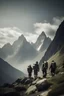 Placeholder: A serene photograph of a group of hikers surrounded by towering mountains, representing the joys of exploring the natural world and embracing personal growth through outdoor adventures.