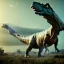 Placeholder: A giant dinosaur eating, deviantart, Photorealistic, polychromatic, geometric, filmic, complex, Photography, Nikon D850, HDR, 64 megapixels, IMAX, 8k resolution