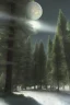 Placeholder: A photorealistic render of a ufo flying over school near pine trees as kids run up to it in wonder