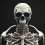 Placeholder: a skeleton warrior in hr giger style, blood liquid down the skulls head, steam punk, realistic, made in octane, cinematic, ultra-realistic, extremely detailed octane rendering, 8K, VRAY Super Real ar 2:3, dof photorealistic futuristic 50mm lens hard lighting dark gray tintype photograph, realistic lighting, sepia color