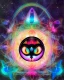 Placeholder: futuristic butterfly cat third eye chakra