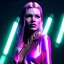 Placeholder: young kate moss, blonde replicant woman, blade runner style, rain, fog, neon ambient, gradient color, clean skin, circuits, latex coat, cyber punk, neon, tubes, portrait, studio photo, unreal engine 5, smooth color, 16 bit, god lights, ray tracing, RTX, lumen lighting, ultra deatail, volumetric lighting, 3d, finely drawn, hd.