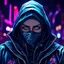 Placeholder: Cyberpunk Cagoule Visage ninja Full Gangster