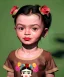 Placeholder: Frida toddler, full body, dramatic lighting, hyper realistic