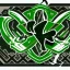 Placeholder: Boston Shamrocks American Football team logo, detailed, legible script