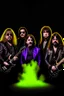 Placeholder: Logo émission radio hardrock firestarter tribute to Black Sabbath, 4k full détails realiste