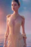 Placeholder: beautiful fashion elegant goddness of water, chic strapless dress, tropical sea background, character design, in the style of artgerm, and wlop, chanel jewelry, cinematic lighting, hyperdetailed, 8 k realistic, symmetrical, global illumination, radiant light, love and mercy, frostbite 3 engine, cryengine, dof, trending on artstation, digital art, crepuscular ray