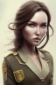 Placeholder: Camilla Luddington face, army clothes, busty japanese hitomi tanaka, muddy face ,pintura, details,texture,8k quality, florest, Minimalism, Romanticism, Expressionism, Impressionism