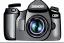 Placeholder: DSLR Camera Photography Vector Vector Illustration