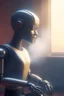 Placeholder: chat robot, its such a perfect day i am glad i spent it with you, motion blur, smoke, 4k, downlight, soft light, depth of field, photorealism, trending on art station