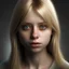 Placeholder: a portrait of a really beutiful blonde girl looking straigth to camera , ultra realistic