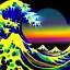 Placeholder: The great wave of kanagawa painted with clouds of colours,ystical colors ,perfectly centered image, perfect composition, rim light, beautiful lighting,masterpiece ,8k, stunning scene, raytracing, anatomically correct, in the style of Simon Bisley and Ohrai Noriyoshi and robert e howard and Steve Jung and Wizyakuza and uncannyknack