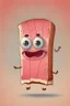 Placeholder: Bacon cute cartoon character