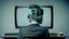Placeholder: man in suit, with monitor as head,