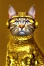 Placeholder: Cat is golden Adele by Klimt