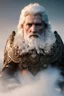 Placeholder: Photoreal close-up of handsome muscular old woman druid with angelic features and intricate ornate armor in the ice mountains at sunset, forgotten realms fantasy style by lee jeffries, 8k, high detail, smooth render, unreal engine 5, cinema 4d, HDR, dust effect, vivid colors