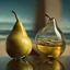 Placeholder: Beautiful double image by blending a windy sea and glass pears. The sea should serve as the primary background, skillfully incorporating its details into shiny glass pears, sharp focus, double exposure, shiny glass apple, (pear transparent glass shape) (sea inside) lifeless, dead, glass apple, earthy colors, decadence, complex design, ultra-realistic, high-definition, highly detailed, dark softbox image, ray tracing, cinematic, HDR, realistic (double exposure: 1.1)