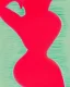 Placeholder: akvarel, woman body red, and golden, abstract, curvy, pastels, light, beautiful curves, woman from back, rosa, circle, back, spine, light, pastel, blurry, postmodern art, graphical, masterpiece, abstract art, contrast colors, bodies, bodies around each other