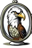 Placeholder: mirror, cartoon , eagle