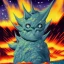 Placeholder: cosmic kaiju by magritte