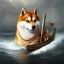 Placeholder: viking shiba inu boat carving