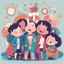 Placeholder: illustration of togetherness new year