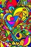 Placeholder: music notes, colorful, flat colors, 2d, exaggerated shapes, symmetrical, Romero Britto style, thick contour line, bright colors, wow art