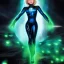 Placeholder: ultra detailed fullbody portrait of Invisible Woman Marvel , wearing skintight Black costume, extremely detailed digital painting, intrincate, extremely detailed smiling face,crystal clear Big Green eyes, in the style of Adam Hughes , mystical colors , perfectly centered image, perfect composition, rim light, beautiful lighting,8k, stunning scene, raytracing