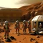 Placeholder: people living in mars
