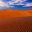 Placeholder: désert du Sahara, coucher de soleil, dune de sable, montagne, rochers