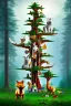 Placeholder: lego tree forest animals children