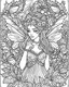 Placeholder: fairy coloring page