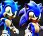 Placeholder: sonic the hedgehog versus robots electric fight, realistic 8k